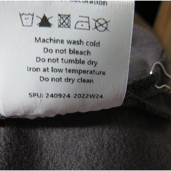 OGL FuzzLuxe Wool Blend Soft Heavyweight Sleeveless Turtleneck Top Gray Sz Small - Picture 6 of 6